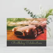 Cruising verjaardagsuitnodiging Kaart (Staand voorkant)