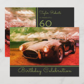 Cruising verjaardagsuitnodiging Kaart (Voorkant / Achterkant)