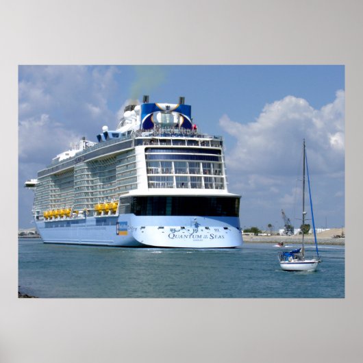 Cruising West Sailing East Poster (Voorkant)