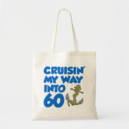 Cruisin'My Way in 60 Canvas tas (Voorkant)