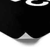 Crumb on be not be Crusty Funny Bread Pun Dark BG Poster (Hoek)