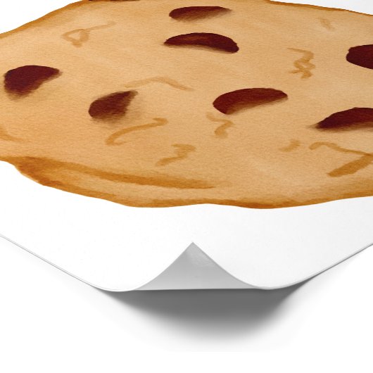 Crumble Cookies Thuiskomst Aanzoek Bord Poster (Hoek)