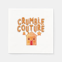 Crumble Couture Gingerbread Holiday servetten