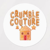 Crumble Couture Gingerbread Vakantie Stickers (Design 2)