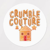 Crumble Couture Gingerbread Vakantie Stickers (Design 1)