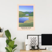 Crummock Water Lake District Reisposter Poster (Thuiskantoor)