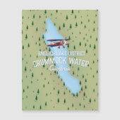 Crummock Water, reisposter voor de kaart van het m (Voorkant)
