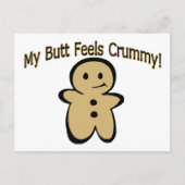 Crummy Butt Cookie Boy Briefkaart (Voorkant)