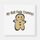 Crummy Butt Cookie Boy Magneet (Voorkant)