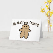 Crummy Butt Kaart (Gele Bloem)
