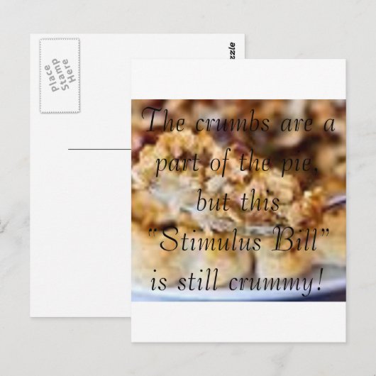 CRUMMY Stimulus Briefkaart (Voorkant / Achterkant)