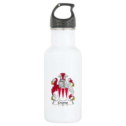 Crump Family Crest Waterfles (Voorkant)
