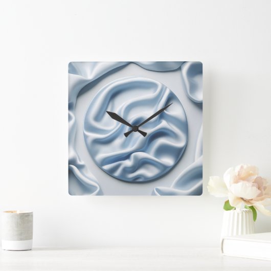 crumpled satin vierkante klok (Huis)