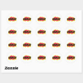 Crunch! Ronde Sticker (Vel)