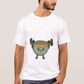 Crunch Time- Funny Cereal Gym Workout  T-shirt (Voorkant)
