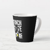 Crunch Time Soccer Cat Gift for Coaches & Athletes Latte Mok (Rechterhoek)