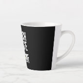 Crunch Time Soccer Cat Gift for Coaches & Athletes Latte Mok (Rechts)