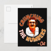 Crunchen van de getallen feestdagenkaart (Voorkant / Achterkant)