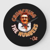 Crunchen van de getallen grote klok (Voorkant)