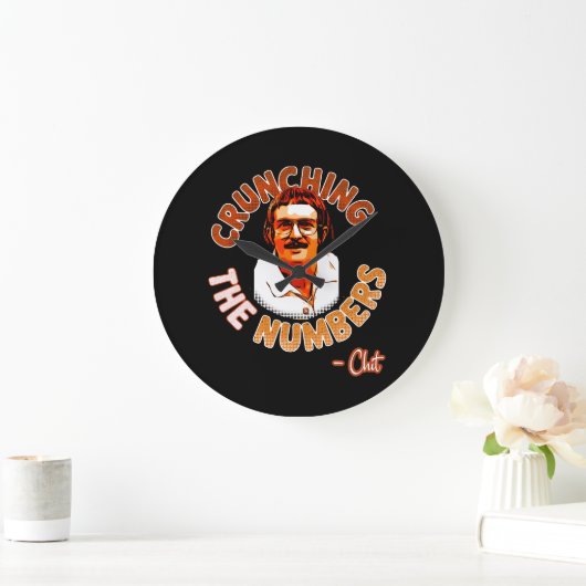 Crunchen van de getallen grote klok (Huis)