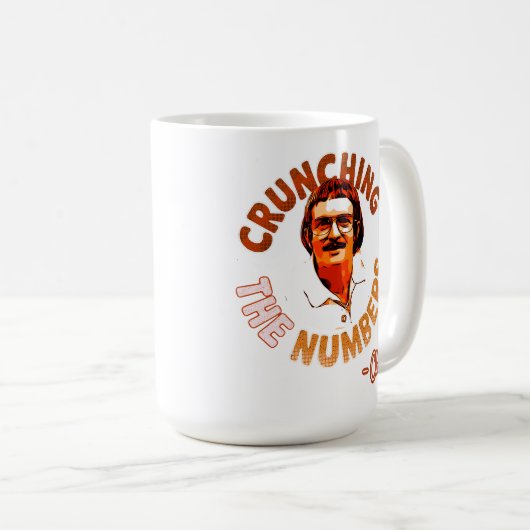 Crunchen van de getallen koffiemok (Voorkant rechts)