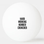 Cruncher voor hardwerkend nummer pingpongbal (Achterkant)