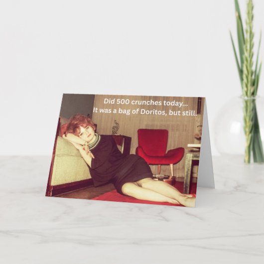 Crunches Notitiekaartje (Voorkant)