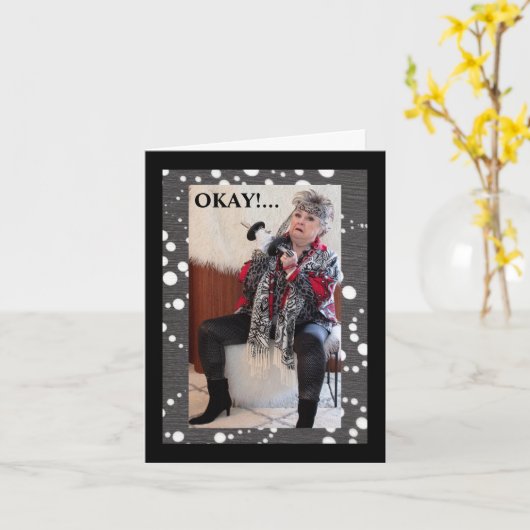 Crunches OF Cupcakes Kaart (Gele Bloem)