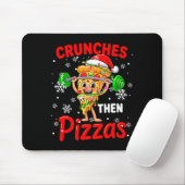 Crunches Then Zzas Xmas Santa Zza Weightlifting Gy Muismat (Met muis)