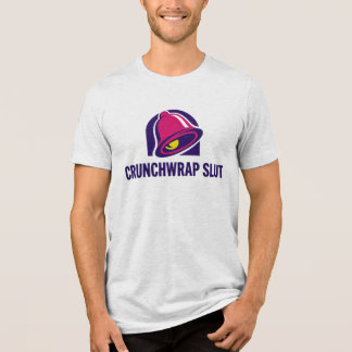 Crunchwrap Grappig – Grappige Taco Liefhebber Humo Tri-Blend Shirt