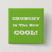 'Crunchy' 2' Square Button (Voorkant)
