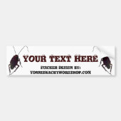 Crunchy Cockroach Bumpersticker (Voorkant)