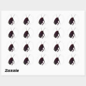 Crunchy Cockroach Ronde Sticker (Vel)