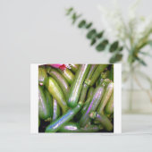 Crunchy Courgettes Briefkaart (Staand voorkant)