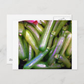 Crunchy Courgettes Briefkaart (Voorkant / Achterkant)
