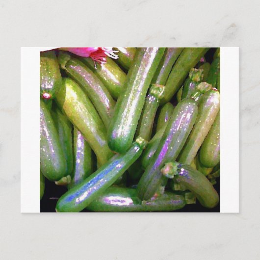 Crunchy Courgettes Briefkaart (Voorkant)