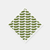 Crunchy Green Dill Pickle Sour Pickles Jewish Deli Servetten (Hoek)