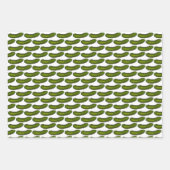 Crunchy Green Kosher Deli Sour Dill Pickle Print Inpakpapier Vel (Voorkant 3)