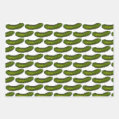 Crunchy Green Kosher Deli Sour Dill Pickle Print Inpakpapier Vel (Voorkant 2)