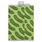 Crunchy Green Kosher Dill Deli Foodie Gift Heupfles (Achterkant)