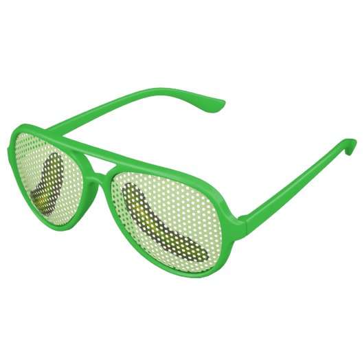 Crunchy Green Kosher Dill Pickle Aviator Zonnebril (Gekanteld)