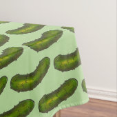 Crunchy Green Kosher Dill Pickle Foodie Kitchen Tafelkleed (Voorbeeld)