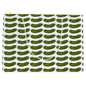 Crunchy Green Kosher Dill Pickle Sour Deli Pickles Large Cadeautasje (Achterkant)