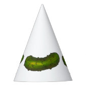 Crunchy Green Kosher Dill Sour Pickle Foodie Feesthoedjes (Voorkant)