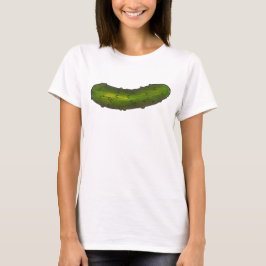 Crunchy Green Kosher Dill Sour Pickle Foodie Food T-shirt