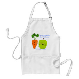 Crunchy Ma Carrot en Apple Apron Standaard Schort