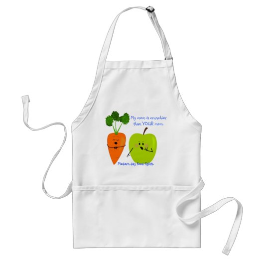 Crunchy Ma Carrot en Apple Apron Standaard Schort (Voorkant)