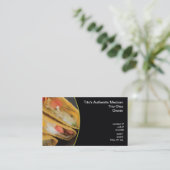 Crunchy taco closeup visitekaartje (Staand voorkant)