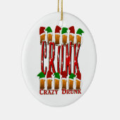 CRUNK - Crazy Dronken Keramisch Ornament (Rechts)