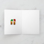 CRUNK - Gek Drink kerstfeest Feestdagen Kaart (Binnen)